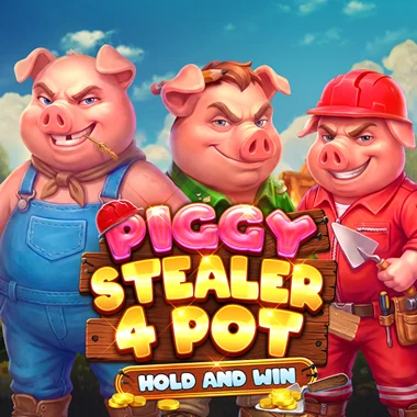 Piggy Stealer 4 Pot Hold and Win game tile